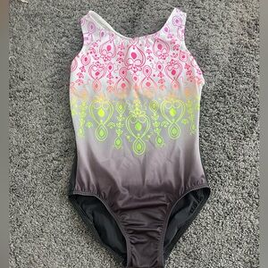 GK leotard adult small racer back